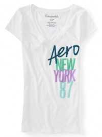 Dámské triko Aero New York 87 - Bílá